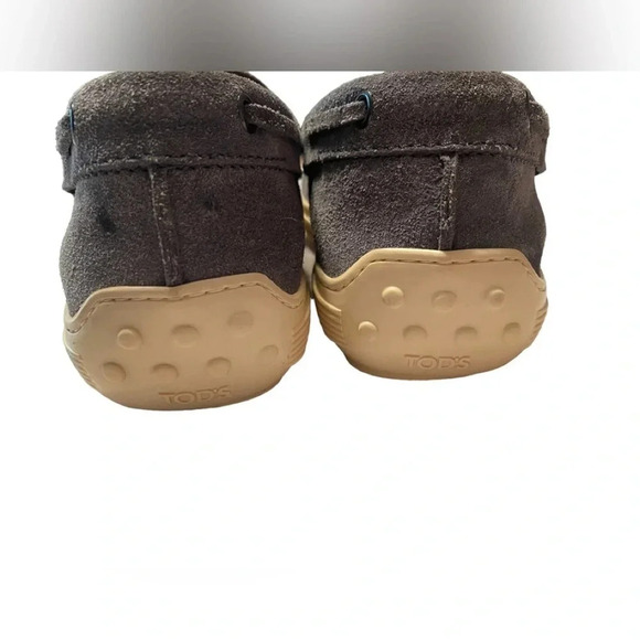 TOD'S Laccetto Marlin Hyannisport Boat Shoe Blue Gray Sz 6.5 - Picture 5 of 9